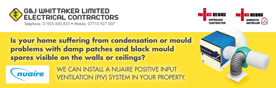 NUAIRE PIV positive input ventilation systems, is your property suffering from damp, mould or condensation issues?