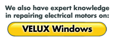 velux windows electrical motor fixing, warrington, cheshire, VELUX, GJ whittaker electrical contractors